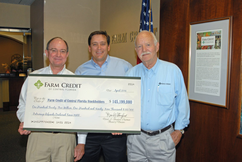 AgriNews: Farm Credit of Central Florida declares 2014 patronage refunds to members